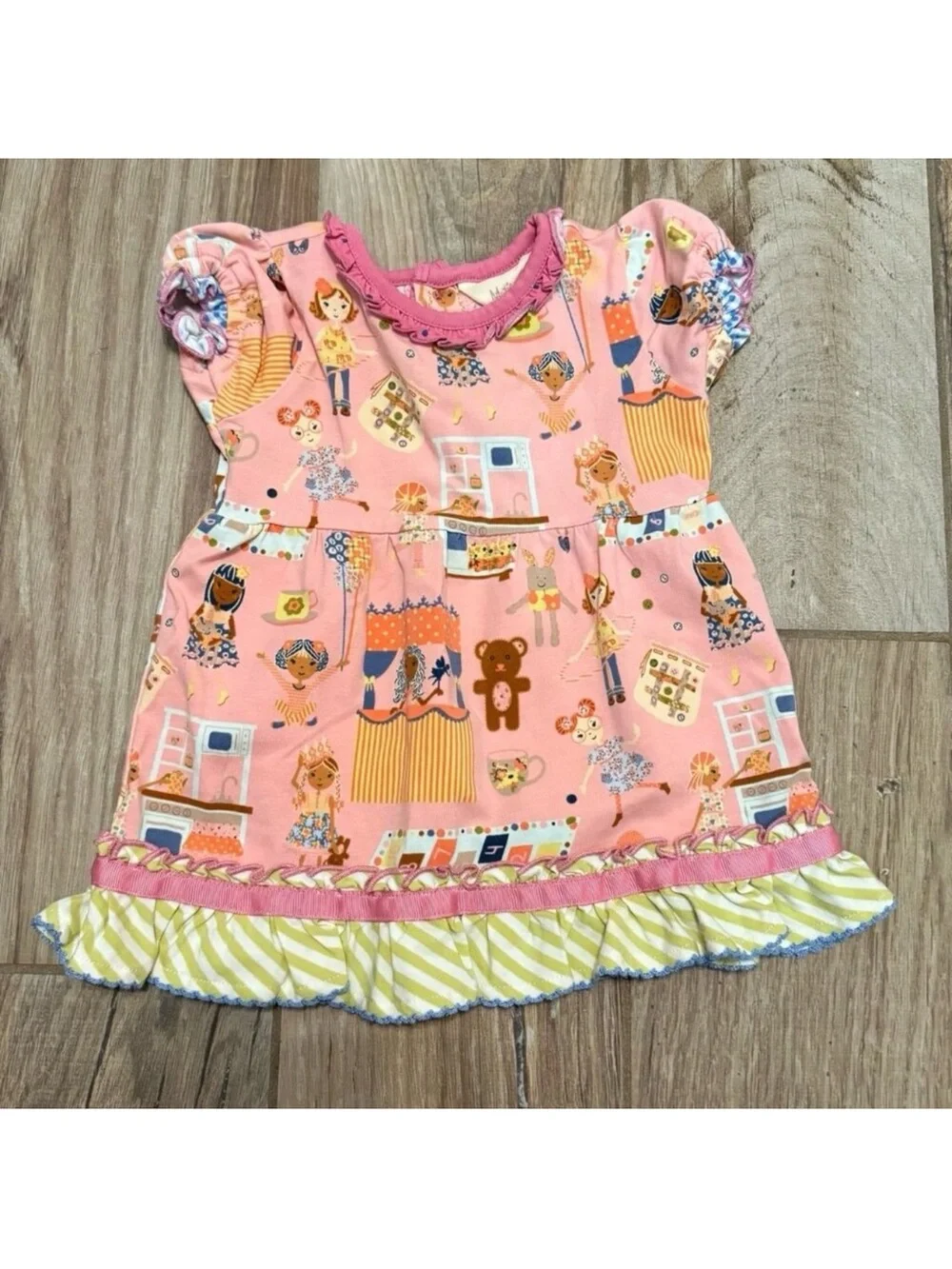 Matilda Jane Make Believe The Puppeteer Ruffle Tunic Dress Ballet